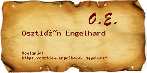 Osztián Engelhard névjegykártya